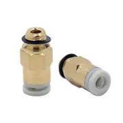 2x M6 Remote Pneumatic Connector Creality 3D Printer Bowden Coupler