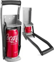 Can Crusher Heavy Duty Opener Aluminium Soda Beer Cans Recycling 16oz Wall Mount