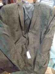 hart schaffner marx blazer mens XL Black with pattern