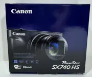 Canon PowerShot SX740 HS 4K Digital Point Shoot Compact Camera 20.3MP Black NEW