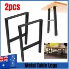 2x NEW Coffee Dining Steel Table Legs Industrial Vintage Bench Metal BOX 28" AU