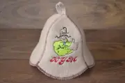 Sauna hat men thick bath cap Sauna hat bath sauna filzhut wool hat wool hat felt