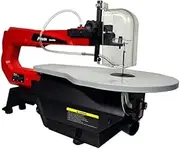 Hyuda 406mm Scroll Saw 120W, Variable speed 400-1600 strockes per min, Table Tilt: 0°-45°