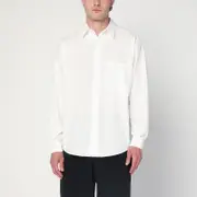 [Auralee] White cotton shirt 3 White