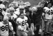 Green Bay Packers Head Coach Vince Lombardi 1963 Old Football Photo 3