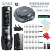 Wireless Tattoo Pen Machine Kit With Bluetooth Foot Pedal Tatoo Cartridge Supply
