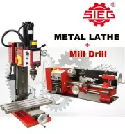 SIEG C3P 180x350mm 600W Mini Lathe and X2P 600W Mill Drill COMBO SALE