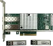 10Gb PCI-E NIC Network Card Dual SFP+ Port for Intel FTLX8571D3BCV E10GSFPSR