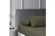 Caramel Washed Cotton Fitted Sheet Set by Accessorize
