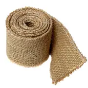 Wide Natural Burlap Ribbons Rustic Crafts Wreaths Wedding Gift Wrap