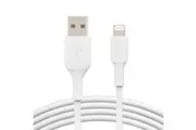 Belkin 2m USB-A to Lightning MFI-Certified Charging Data Cable for iPhone White