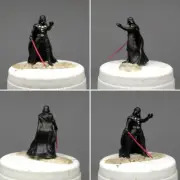 Black Dark Trooper HO 1/87 1/64 miniature figure hotwheels preiser