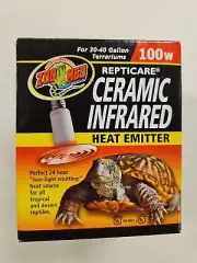 Zoo Med Repticare Infared Ceramic Heat Emitter 100 watt New in Box