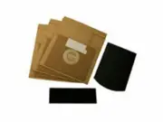 3 Pack of Bissell Zing 7100 7100L Micro Allergen Cleaner Bags Plux 2 Filters