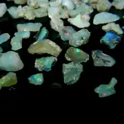 Rainbow Fire Ethiopian Opal Rough,15-25 MM Ethiopian Opal 20 Pieces Lot,Opal Raw
