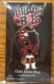 Helluva Boss Chibi Sallie May Gold Enamel Pin - Retired - Sold Out