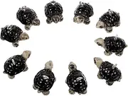 [KALLORY] Diy Tortoise Pendant Charms Set 10pcs Jewelry Charms for Necklace Bracelet Making Craft Charms Supplies