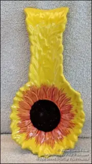 NEW SUNFLOWER KITCHEN SPOON REST FALL THANKSGIVING AUTUMN TABLE DECOR