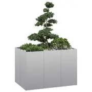 vidaXL Planter 120x80x80 cm Galvanised Steel