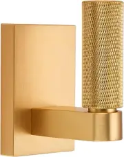 Towel Hooks Bathroom - 3 Pack Brushed Gold Coat Hook Robe Hooks Decorative Wall