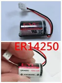 在飛比找Yahoo!奇摩拍賣優惠-EVE ER14250 3.6V 鋰電池 PLC 電池 CN