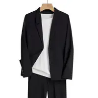 在飛比找蝦皮商城精選優惠-@AC易購 西裝上衣 男士西裝 韓版時尚休閒修身小西服 3色