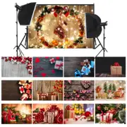 3x5ft 5x7ft Christmas Vinyl Photography Background Xmas Gift Prop Backdrop Decor