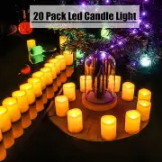 Flameless Pillar Candle Flickering Moving Wick LED Candles Timer Party Decor US