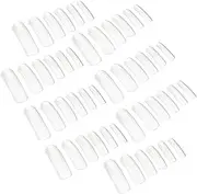Gogogmee Manicure Kit 120pcs Long Fake Nails Plastic Full Cover Artificial Nails Nails for Women Boys and Girls Nail Tips