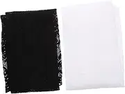 [Gogogmee] Sunscreen Lace Sleeves Practical Arm Sleeves Driving Sleeves Cast Driving Arm Sleeves Lace Flapper Gloves Elastic Arm Sleeves Cooling Arm Sleeves