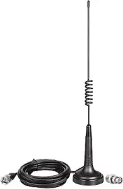 27MHz CB Radio Antenna UHF BNC Male Magnetic Base for Cobra Midland Uniden Maxon