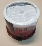 Sony CD-R 50 Disc Pack 700 MB 48x Speed Optical Media Spindle New Sealed