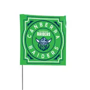 Canberra Raiders NRL Square Game Day Flag * On a pole