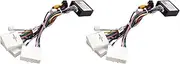Binxind 2X Car Android Stereo 16PIN Power Wiring Harness Cable Adapter with CANbus Box for Duster/Arkana /XM3