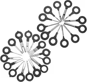 ULTECHNOVO 28Pcs Electrical Pin Extractor Electronics Aerospace Durable Tools for Connector Terminal Extraction User Friendly Design