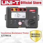 UNI-T UT501A 1000V 絕緣接地電阻表 MEGGER 自動量程歐姆測試儀兆歐表電壓表