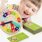Educational Clock Model Toy For Kids Fun Learning Time Concepts With Durable
