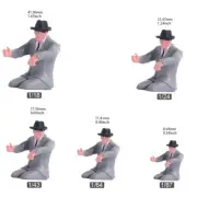 Resin 1/18 1/24 1/43 1/64 1/87 Painted Driver No. 3 Anime Figure Miniature Toys