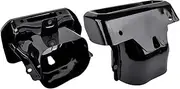 2x Exhaust Bezels Gloss Black Replace 84434641 84434642 Exhaust Tip