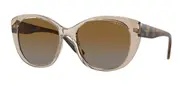 Vogue Eyewear VO5457S Polarized 2990T5 Men's Sunglasses Brown Size 53