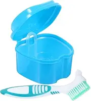 Ipetboom Storage Case with Cleaning Brush Portable Holder for Partial Full Appliances Safe Protective Cover Travel Friendly Design with Strainer Random Color