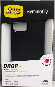 OtterBox SYMMETRY SERIES Antimicrobial Case for Apple iPhone 13 Mini - Black