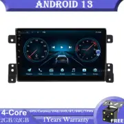 9"Android 13 Head Unit Radio GPS SAT Navi BT Carplay For Suzuki Vitara 2005-2015