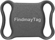 Wireless Pet GPS Tracker for Dogs - Lightweight Waterproof Collar Tag with Anti-Lost Alert, Location Tracking & Geo-Fencing for Outdoor Adventures,Black