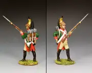 KING & COUNTRY THE AGE OF NAPOLEON NA486 FRENCH DRAGOON LOADING MUSKET