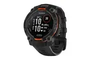 Garmin Instinct 3 Solar Smart Sports Watch (Black with Black Band, 45mm)