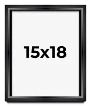 15x18 Shadow Box Frame Black | 1.25 inches Deep Real Wood Contemporary Shadowbox