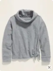 Old Navy Kid Girls Micro Performance Fleece Funnel-Neck Tunic Size Small (6-7)