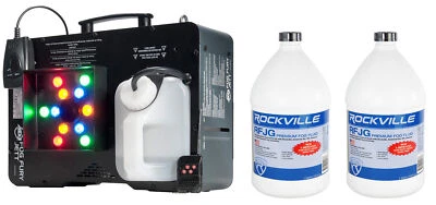 American DJ Fog Fury Jett 700W Vertical Fog Machine w/ LED+DMX+Remote+Fog Fluid