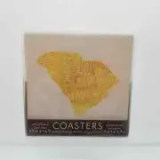 NEW Absorbant Coasters South Carolina Cities Charleston Columbia Myrtle Beach